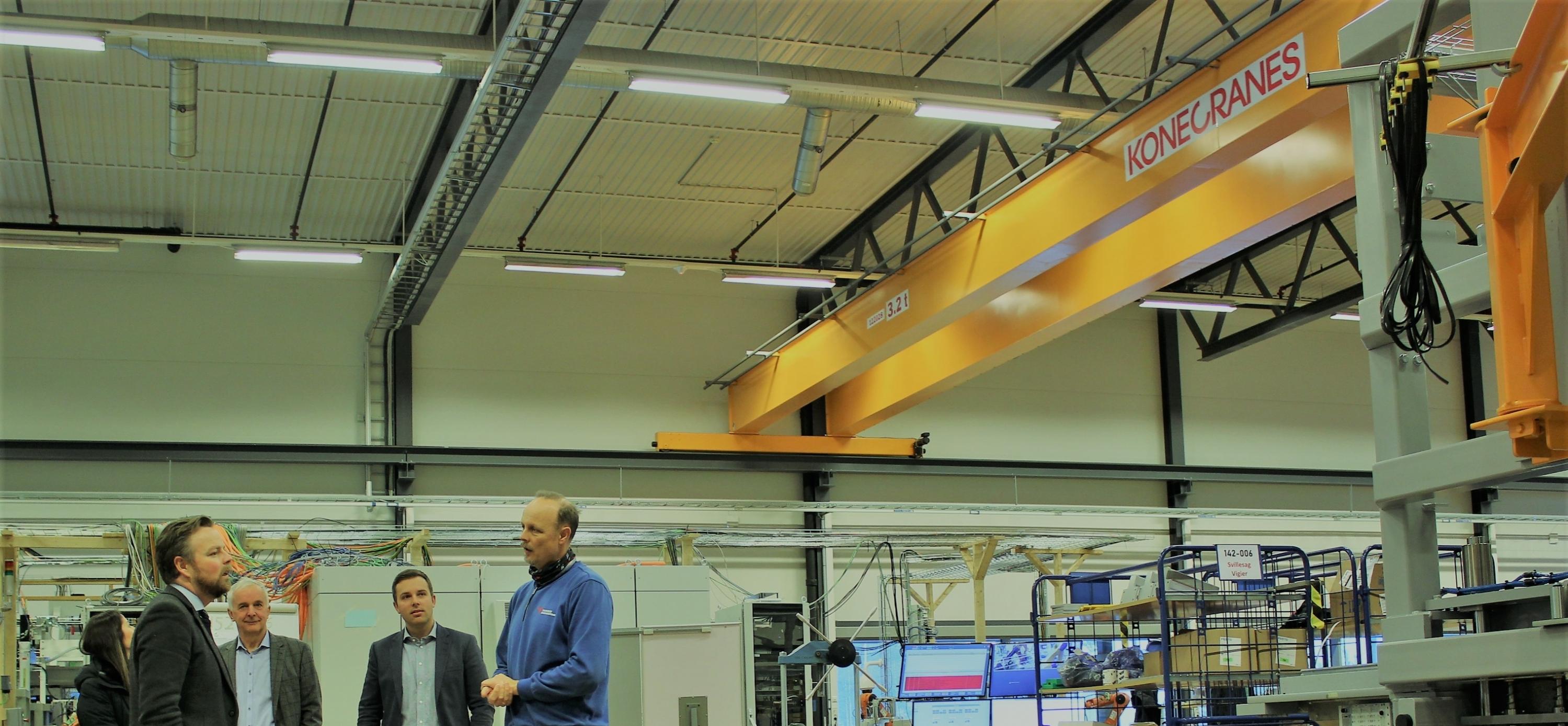 The Norwegian Ministry of Trade and Industry visiting TE