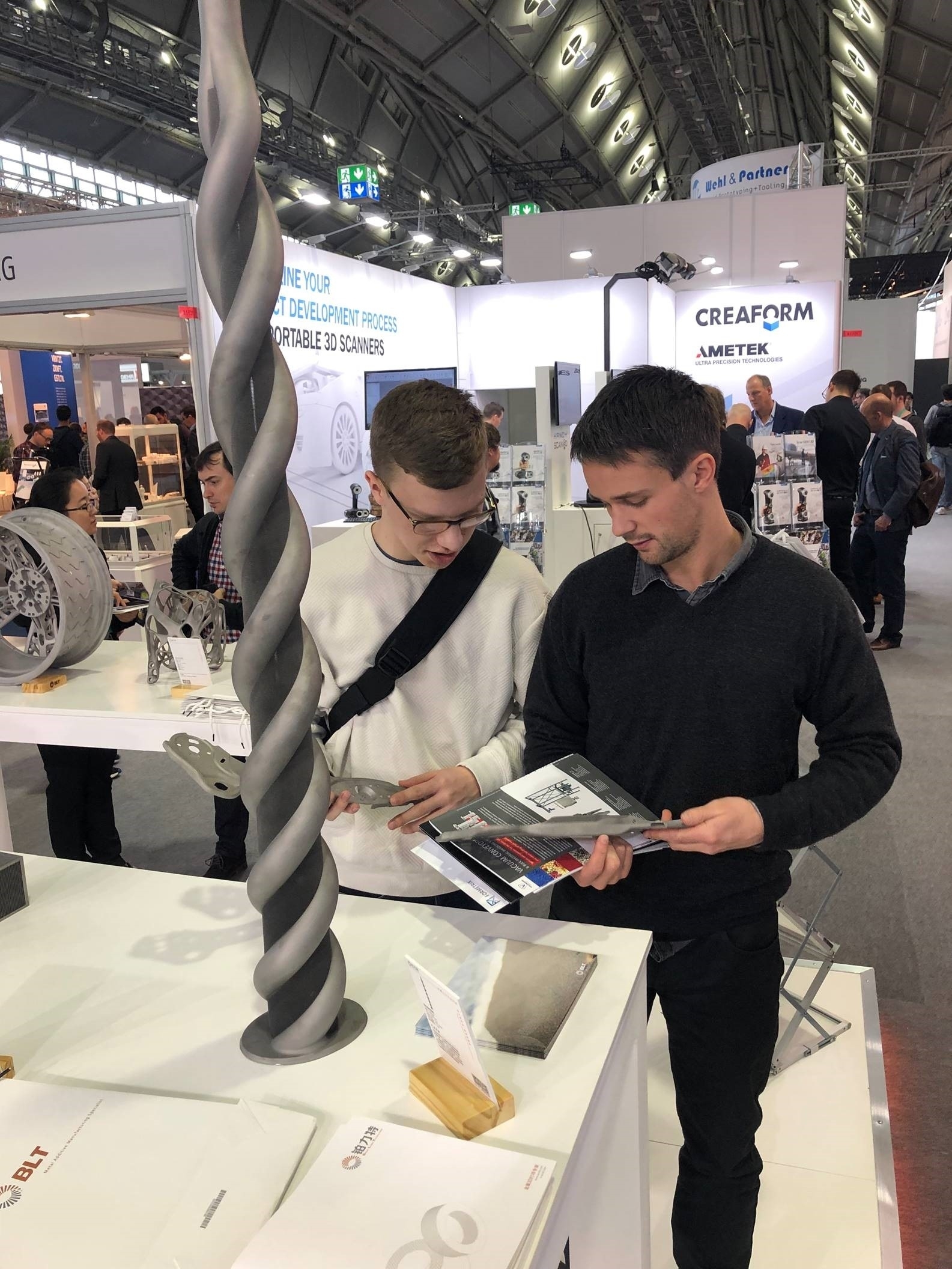 The additive manufacturing department visiting FormNext